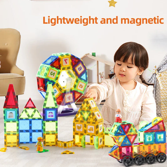 Creative Build - Magnetic Tiles Set