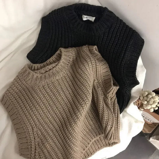AutumnSnug Knit Vest