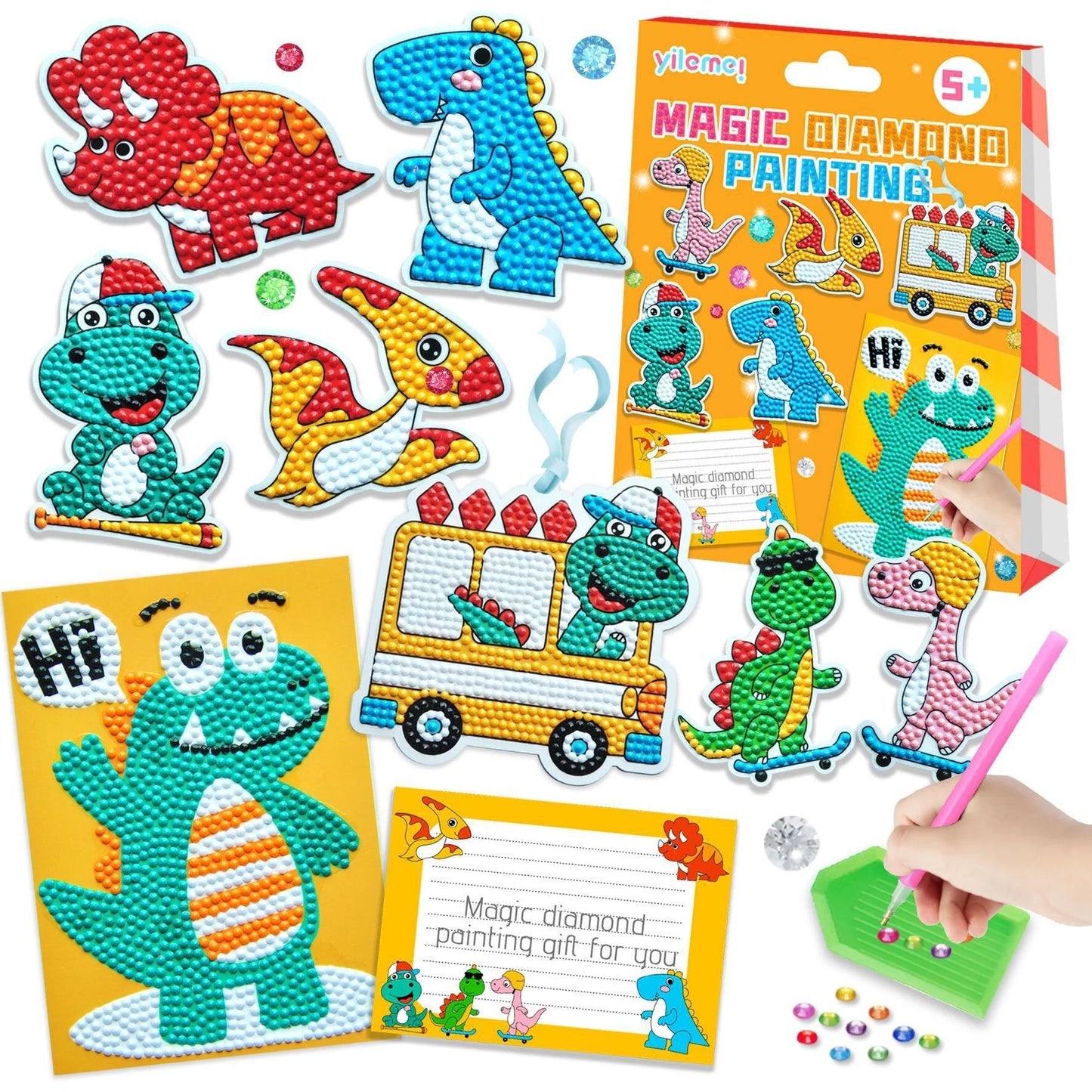 Creative Diamond Mosaic Sticker Set - Spark Your Child’s Imagination