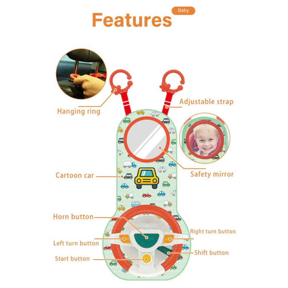 Baby Driving Wheel Toy – Interactive Fun for Your Little One