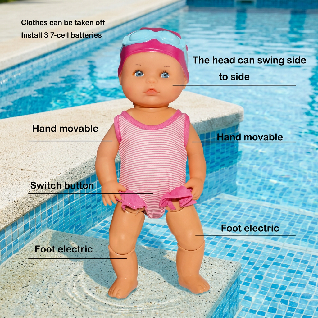 Floating Baby Doll for Water Play