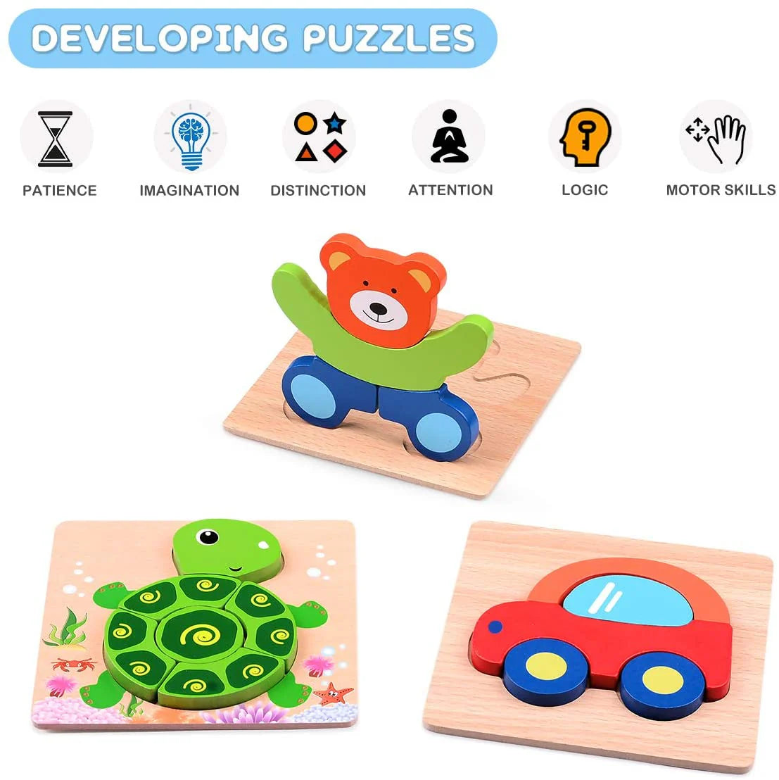 NaturPuzzle | Montessori Animal Shapes