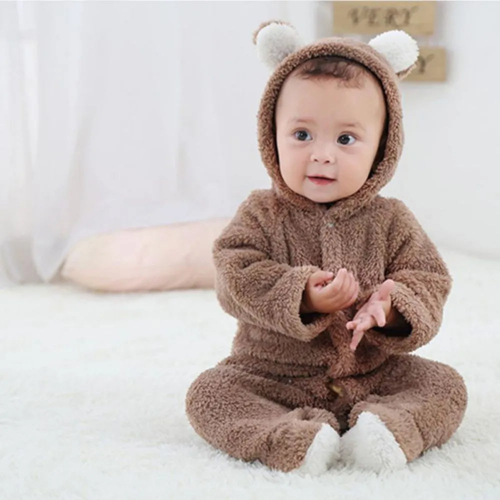 Cute Baby Onesie in Bear Design