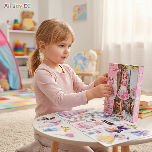 Magnetic fashion play set for children