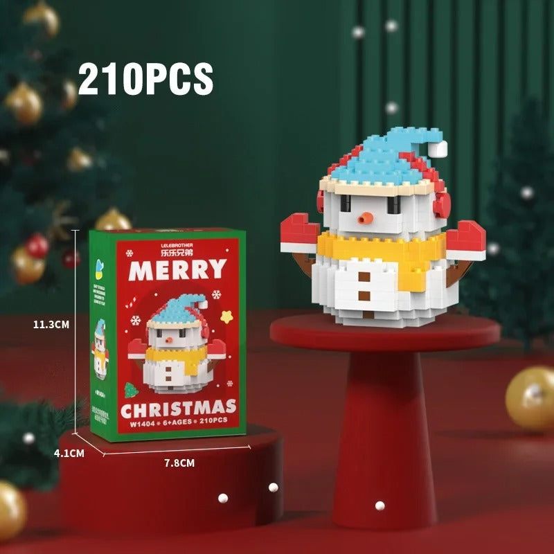 Building block Christmas figures – fun for the whole family