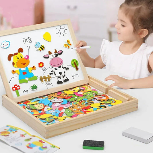 Woodland Chalkboard | Magnetic Wooden Chalkboard