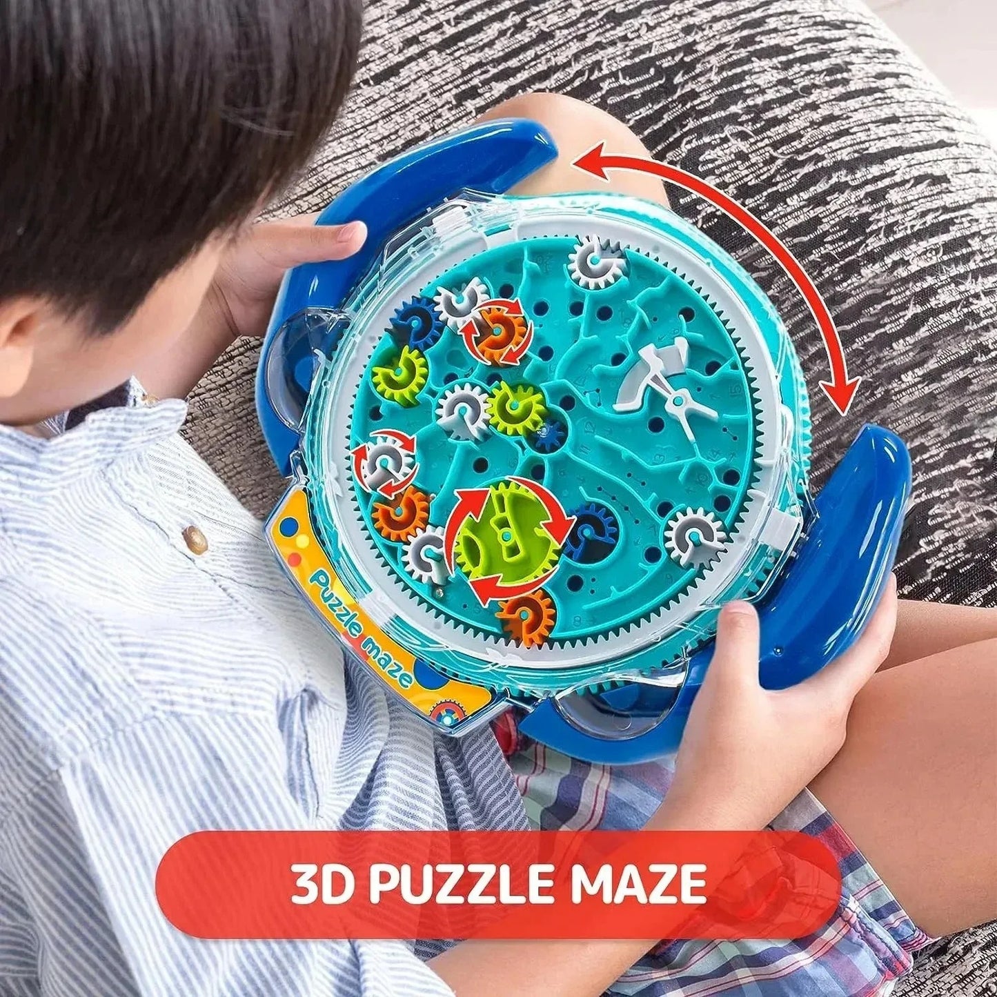 3D ball maze wheel – skill and learning game