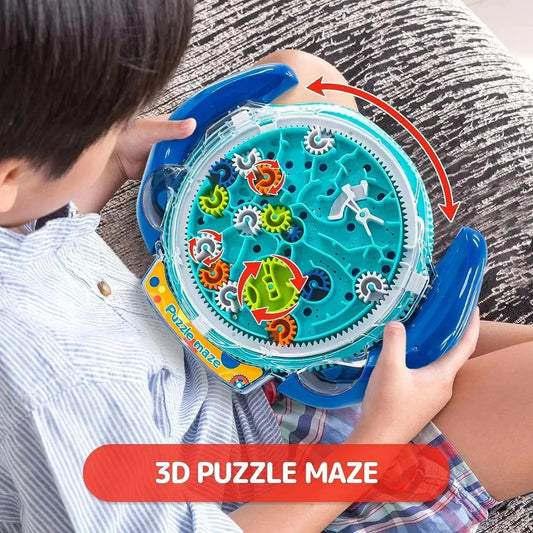 3D ball maze wheel – skill and learning game