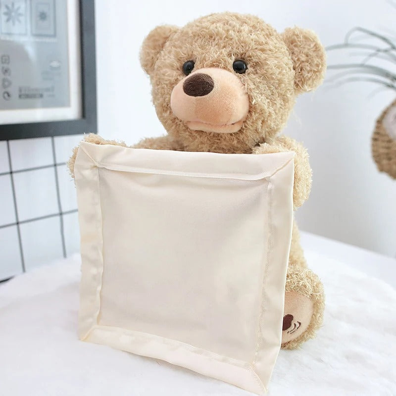 Peek-A-Boo-Teddy - Interactive Plush Toy – tiny-dreams.uk