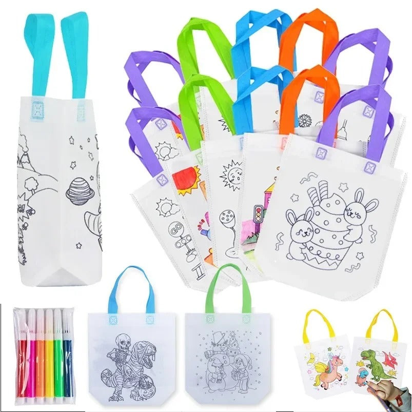 DIY painting bag Set with pens