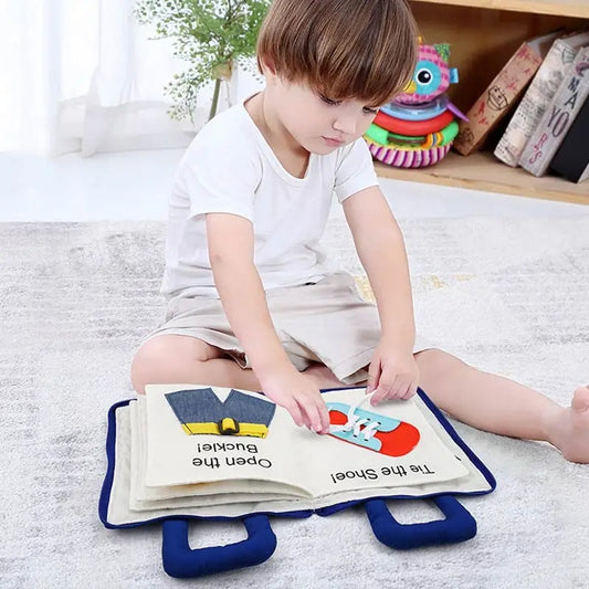 Montessori Learning Book for Children – Promoting Fine Motor Skills