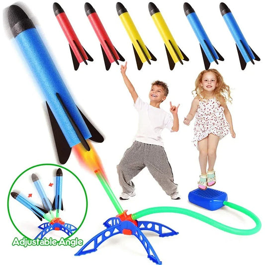 Children's foam rocket launcher