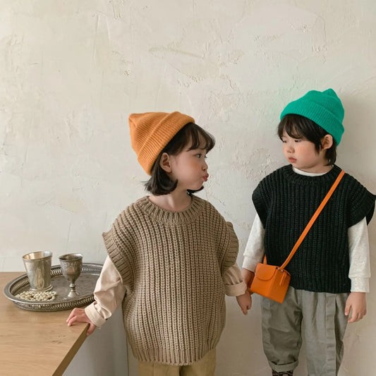 AutumnSnug Knit Vest