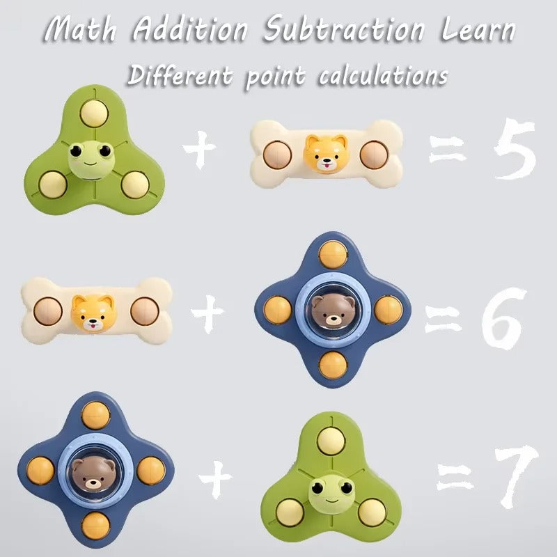 Montessori Suction Cup Spinner – Rotating Educational Toy
