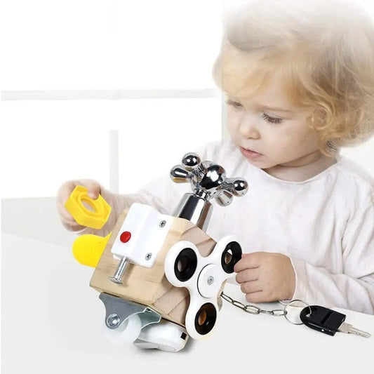 WoodenJoy | Activity Cube for Motor Skills