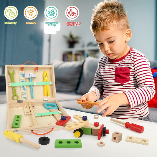 TinyCrafter - Montessori Wooden Tool Set