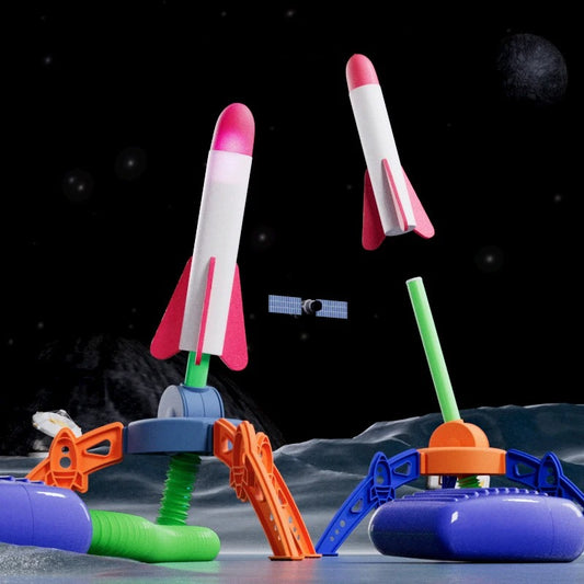 Children's foam rocket launcher