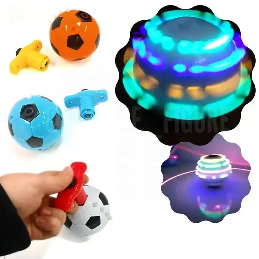 Luminous LED football spinning top Toy