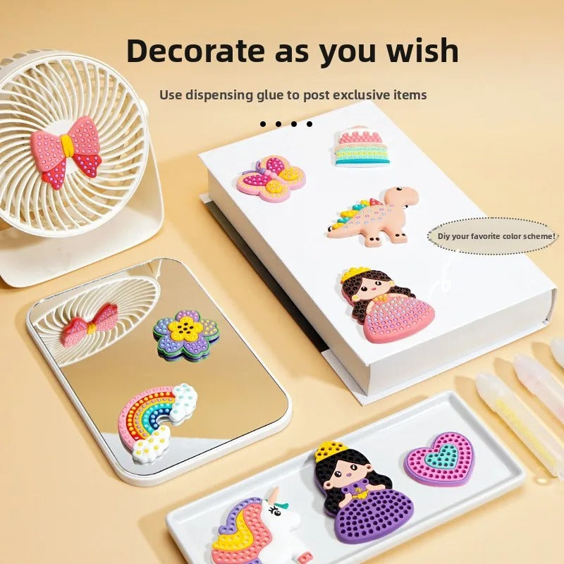 Magical bead painting – DIY set for kids