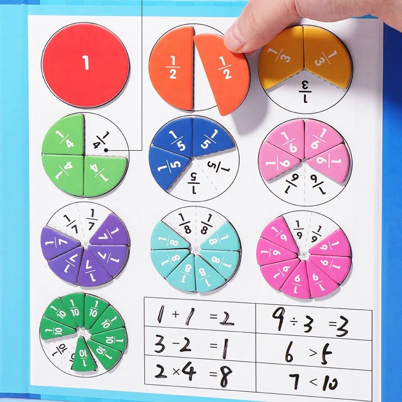 Fraction Game - Magnetic Maths Learning Game