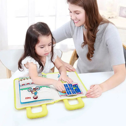 Montessori Learning Book for Children – Promoting Fine Motor Skills