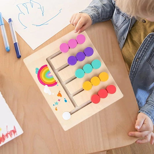 Wooden Montessori Sorting Puzzle - Develop Logical Thinking for Kids