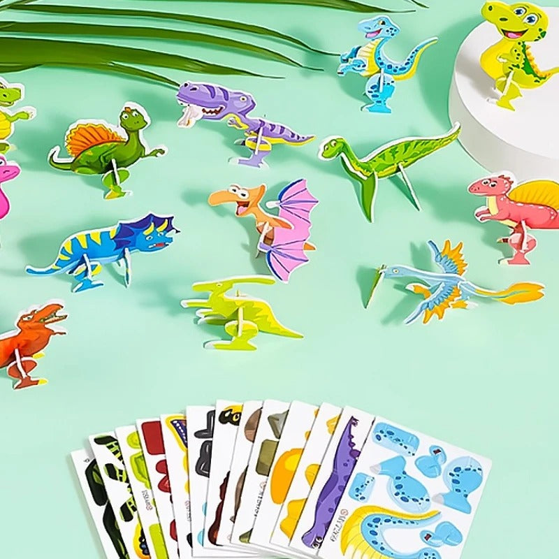 3D cartoon puzzle set for children
