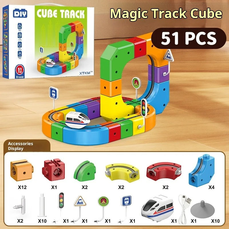 Magic rail cube track kids toy – tiny-dreams.uk