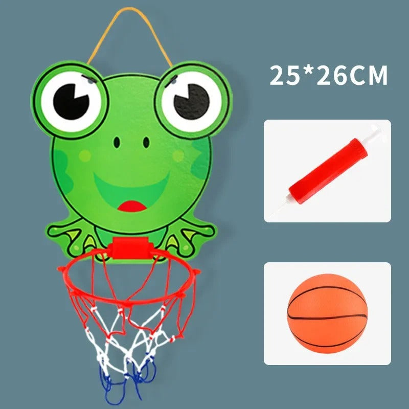 Cute animal basketball set for children