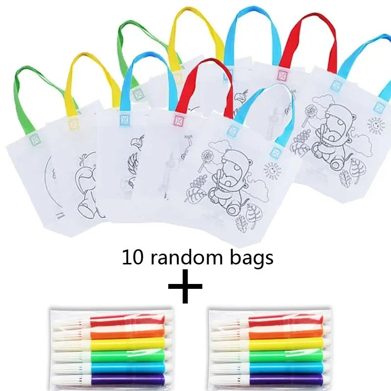 DIY painting bag Set with pens