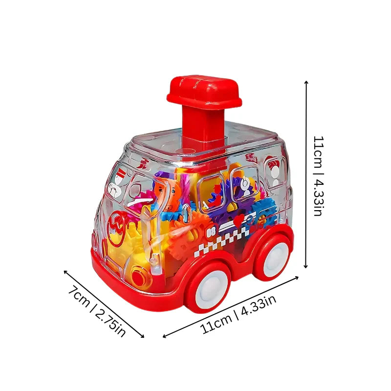 Push & Drive Colourful Gear Cars