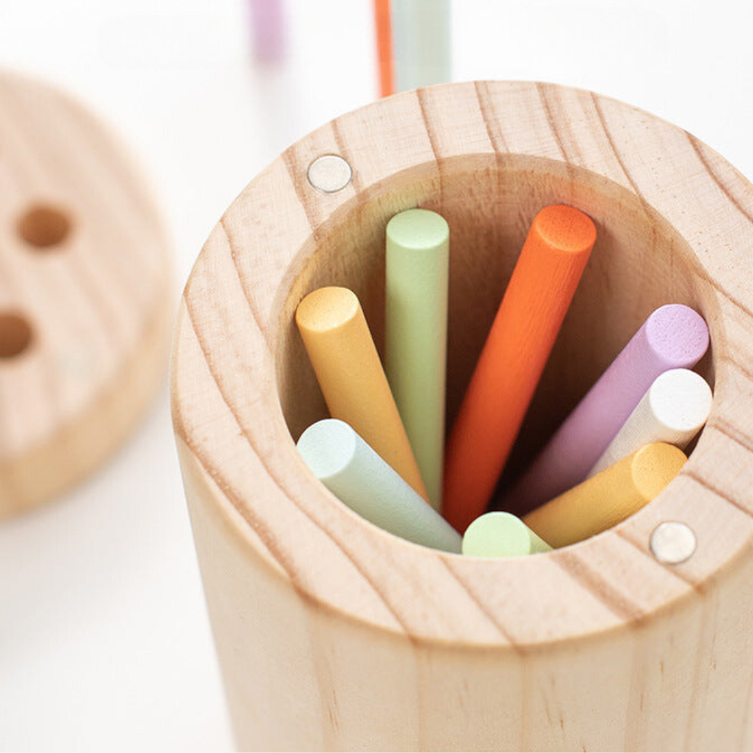 Montessori Color Wooden Stick Game