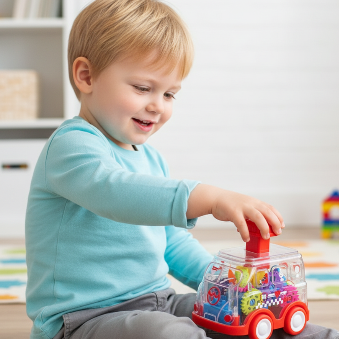 Push & Drive Colourful Gear Cars