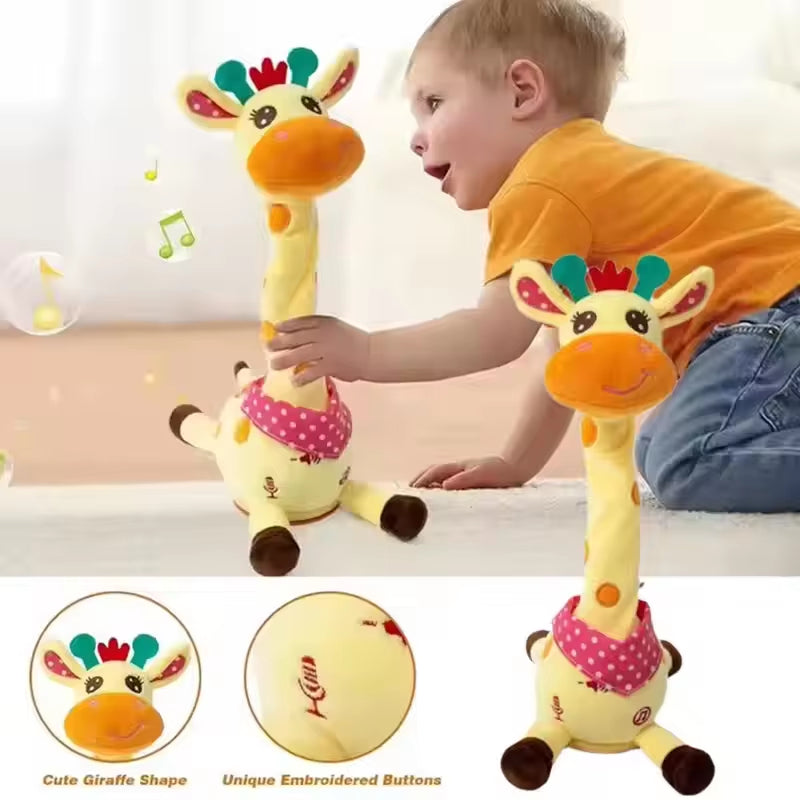 Talking and Dancing Music Giraffe Plush Toy