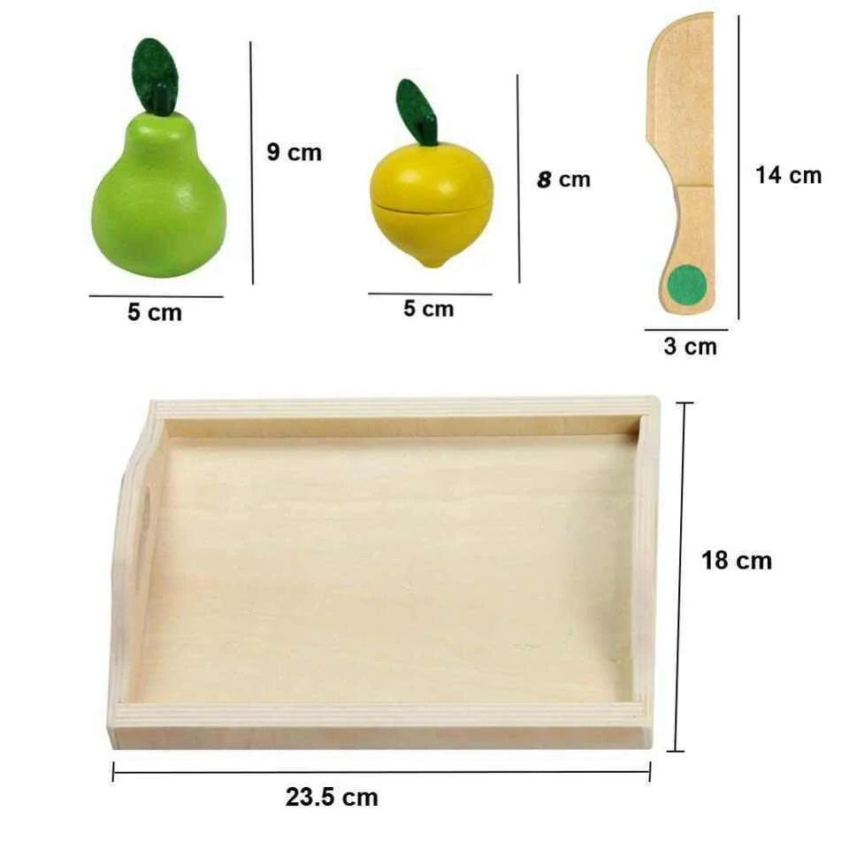 Montessori Wooden Play Kitchen Set