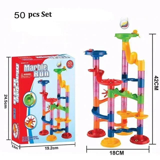 Building Block Marble Run Columns Playset