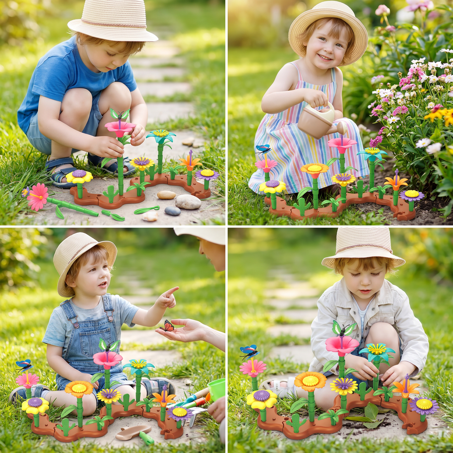 Flower Garden Building Toy for Kids – Creative Planting & Learning Playset for Little Gardeners