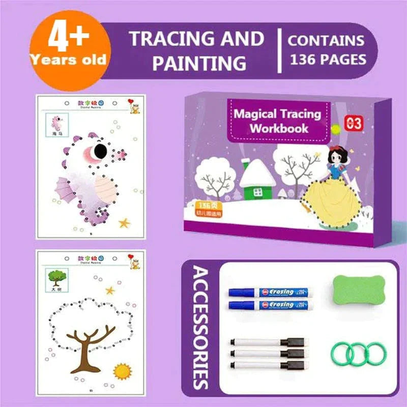 MagicLines - Magical Tracing Workbook Set