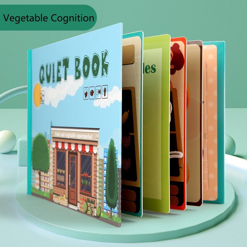 QuietBook - Montessori Durable Story Book