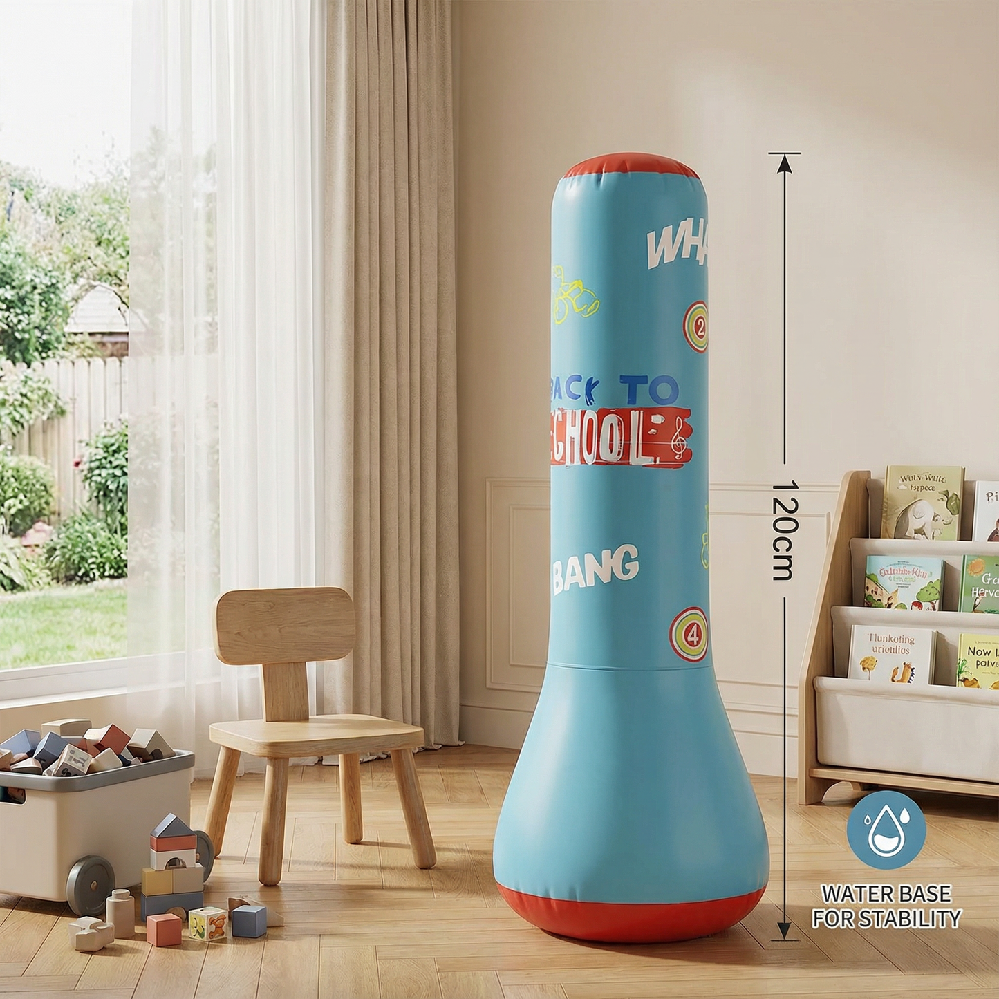 Inflatable Kids Punch Bag with Water Base