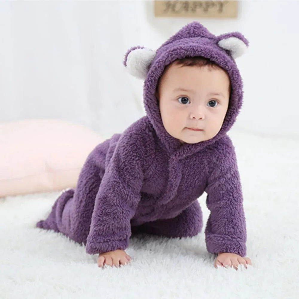 Cute Baby Onesie in Bear Design